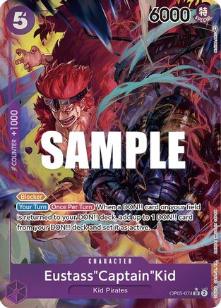 Eustass"Captain"Kid (Alternate Art) (OP05-074) Foil