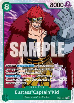 Eustass"Captain"Kid (OP01-051) Foil