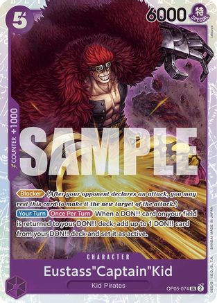 Eustass"Captain"Kid (Reprint) (OP05-074) Foil