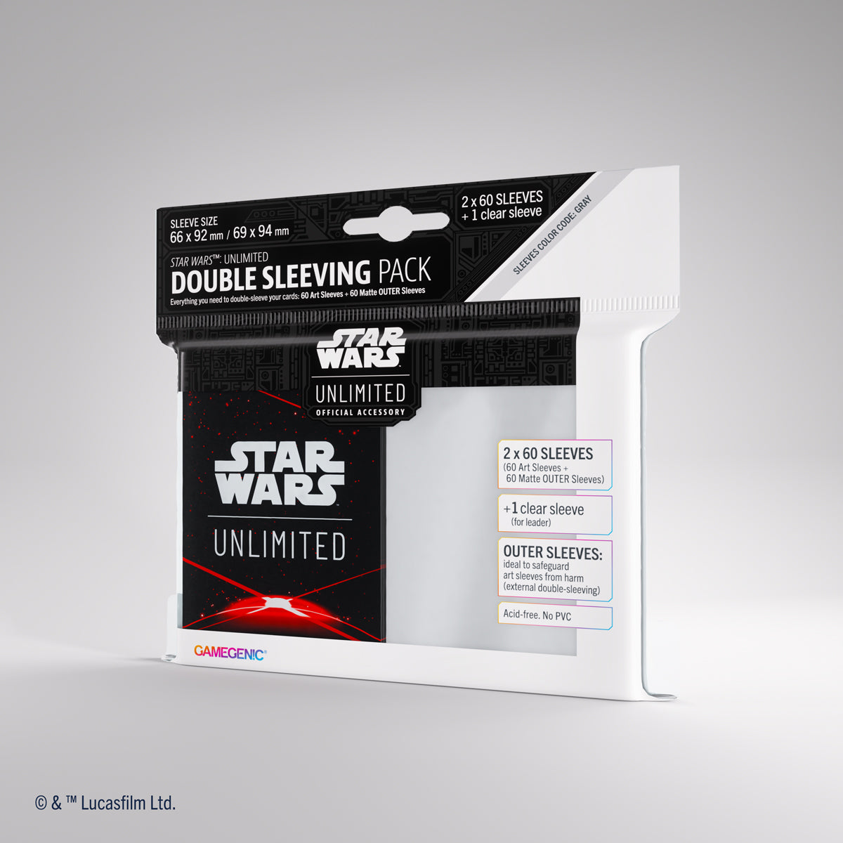 Star Wars Unlimited Double Sleeving Pack | Silver Goblin