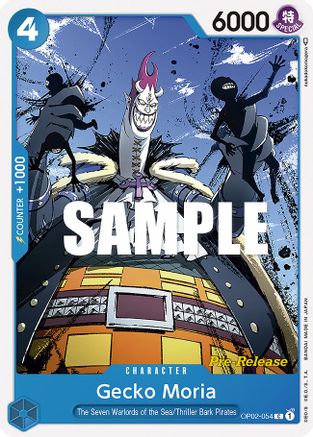 Gecko Moria (OP02-054) Pre-Release Cards