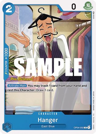 Hanger (OP04-050) Pre-Release Cards