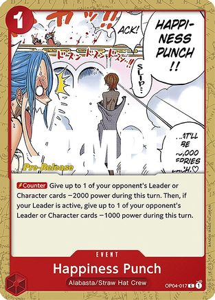 Happiness Punch (OP04-017) Pre-Release Cards