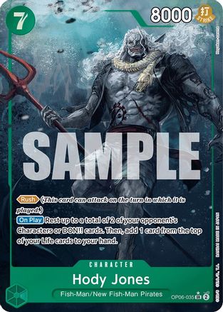 Hody Jones (Alternate Art) (OP06-035) Foil