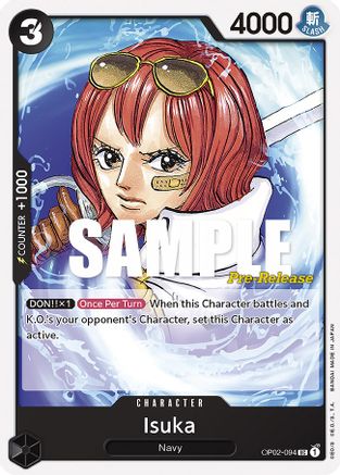 Isuka (OP02-094) Pre-Release Cards