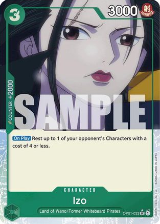 Izo (Full Art) (OP01-033) Foil
