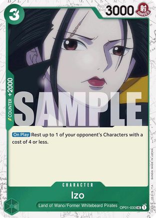 Izo (Jolly Roger Foil) (OP01-033) Foil
