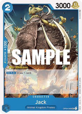 Jack (OP04-049) Pre-Release Cards