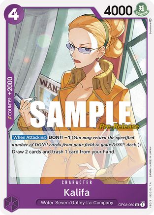 Kalifa (OP03-060) Pre-Release Cards
