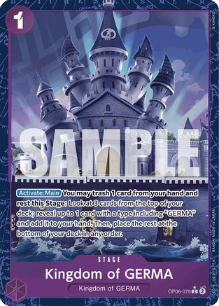 Kingdom of GERMA (Alternate Art) (OP06-079) Foil