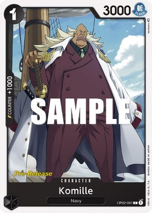 Komille (OP02-097) Pre-Release Cards
