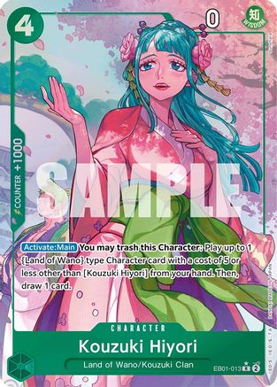 Kouzuki Hiyori (Alternate Art) (EB01-013) Foil