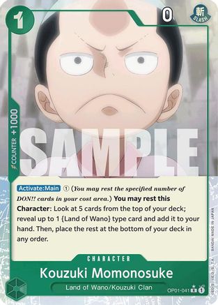 Kouzuki Momonosuke (Full Art) (OP01-041) Foil