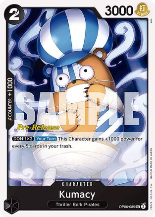 Kumacy (OP06-085) Pre-Release Cards