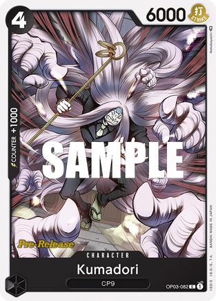 Kumadori (OP03-082) Pre-Release Cards