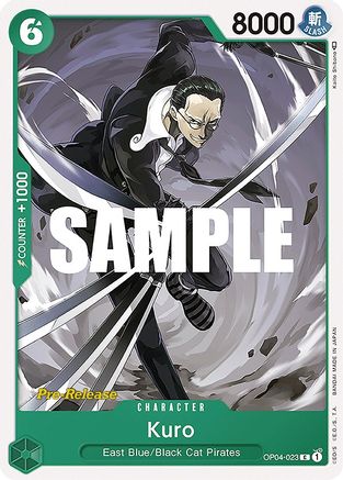 Kuro (OP04-023) Pre-Release Cards