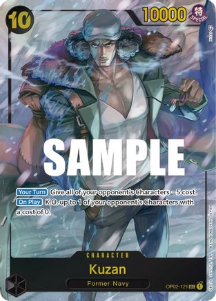 Kuzan (Alternate Art) (OP02-121) Foil