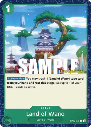 Land of Wano (OP02-048) Pre-Release Cards