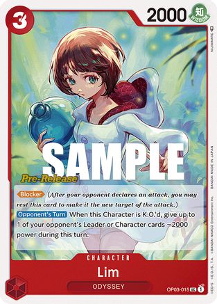 Lim (OP03-015) Pre-Release Cards