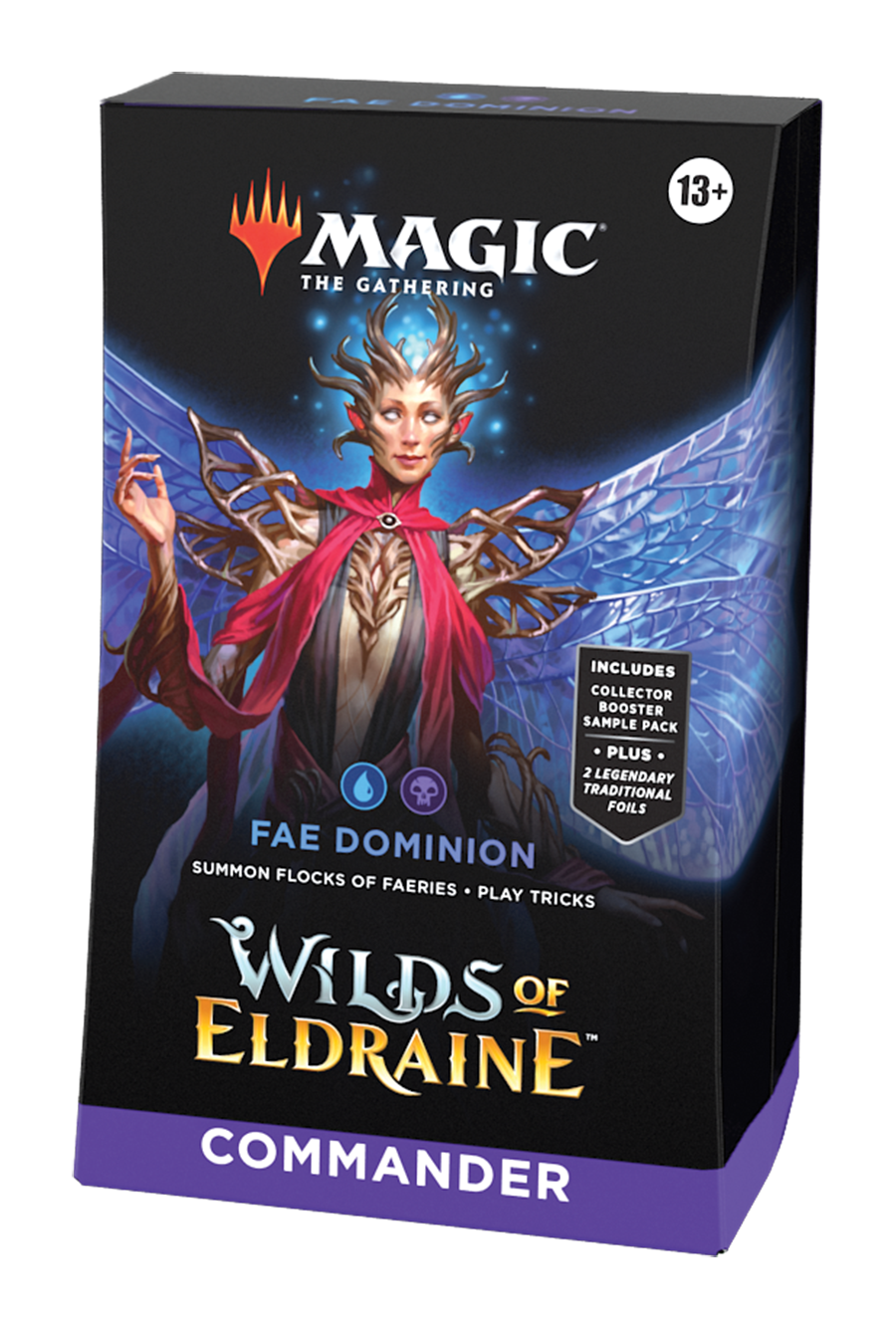 Wilds of Eldraine Commander  - Fae Dominion | Silver Goblin