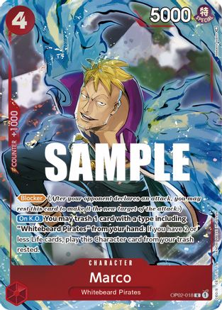Marco (Alternate Art) (OP02-018) Foil