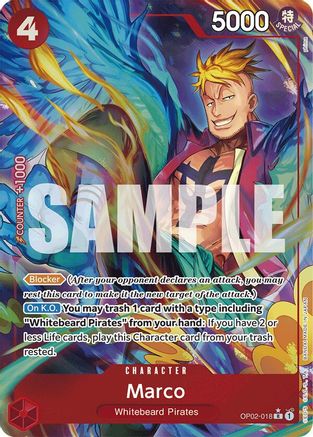 Marco (Alternate Art) (OP02-018) Foil