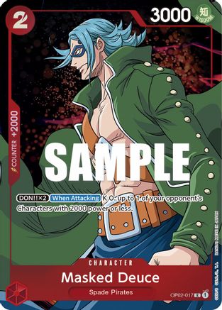 Masked Deuce (Alternate Art) (OP02-017) Foil