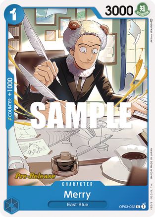 Merry (OP03-052) Pre-Release Cards