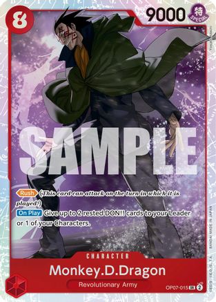 Monkey.D.Dragon (OP07-015) Foil