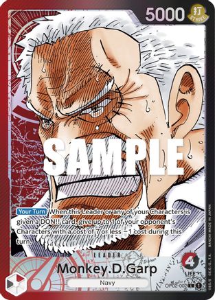 Monkey.D.Garp (Alternate Art) (OP02-002) Foil