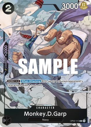 Monkey.D.Garp (Alternate Art) (OP02-115) Foil