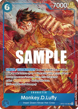 Monkey.D.Luffy (Alternate Art) (OP02-062) Foil