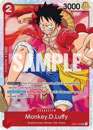 Monkey.D.Luffy (OP01-024) Foil