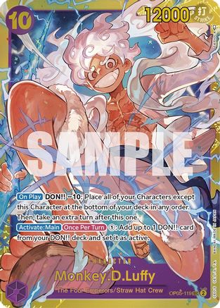 Monkey.D.Luffy (OP05-119) Foil