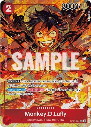 Monkey.D.Luffy (Parallel) (OP01-024) Foil