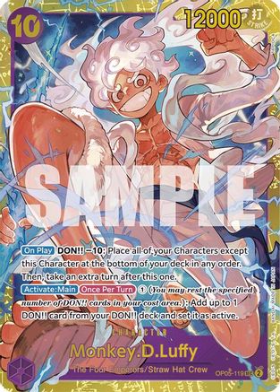 Monkey.D.Luffy (Reprint) (OP05-119) Foil