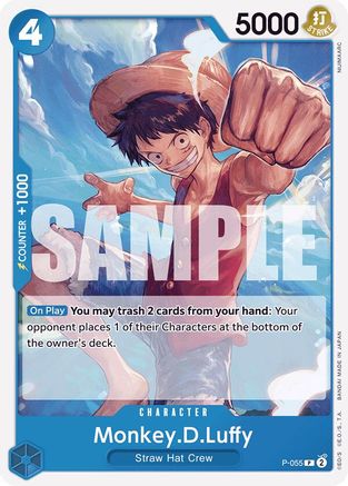 Monkey.D.Luffy (Reprint) (P-055)