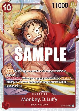 Monkey.D.Luffy (ST10-006) Foil