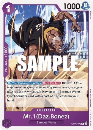 Mr.1 (Daz.Bonez) (OP05-075)
