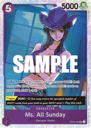 Ms. All Sunday (OP04-064) Foil