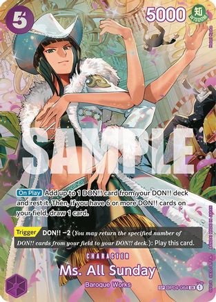 Ms. All Sunday (SP) (OP04-064) Foil