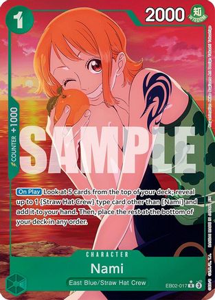 Nami (Alternate Art) (EB02-017) Foil