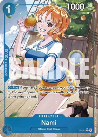 Nami (Full Art) (P-053) Foil