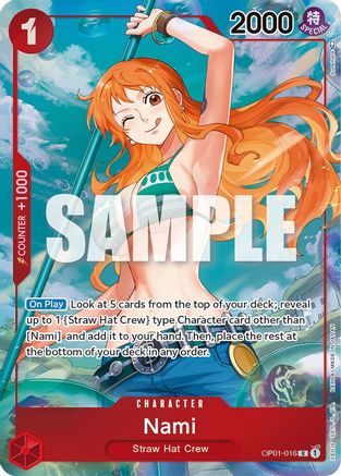 Nami (Parallel) (OP01-016) Foil