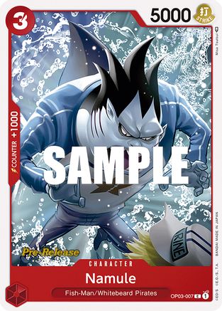 Namule (OP03-007) Pre-Release Cards