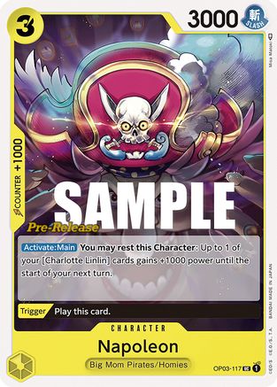 Napoleon (OP03-117) Pre-Release Cards