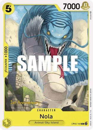 Nola (OP05-108) 1st Anniversary Tournament Cards