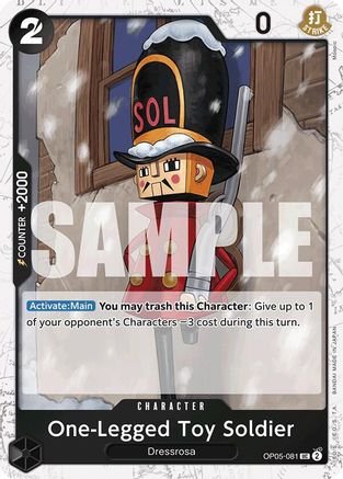 One-Legged Toy Soldier (Jolly Roger Foil) (OP05-081) Foil