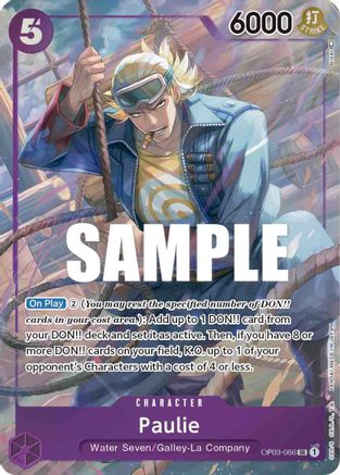 Paulie (Alternate Art) (OP03-066) Foil