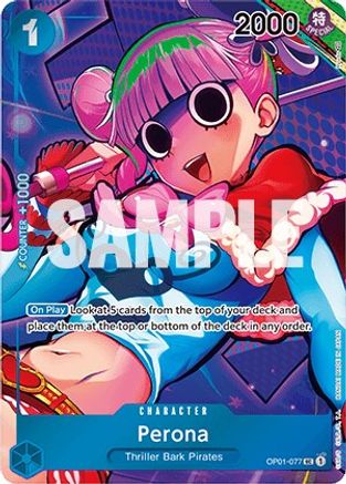 Perona (Box Topper) (OP01-077) Foil